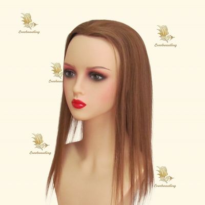 스위스 랜스 유럽 모노 실크 베이스 헤어 토퍼 폐쇄 처녀 레미 인간 머리카락 5 * 6.5 인치